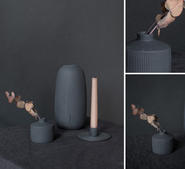 Storefactory Vase Berga grau