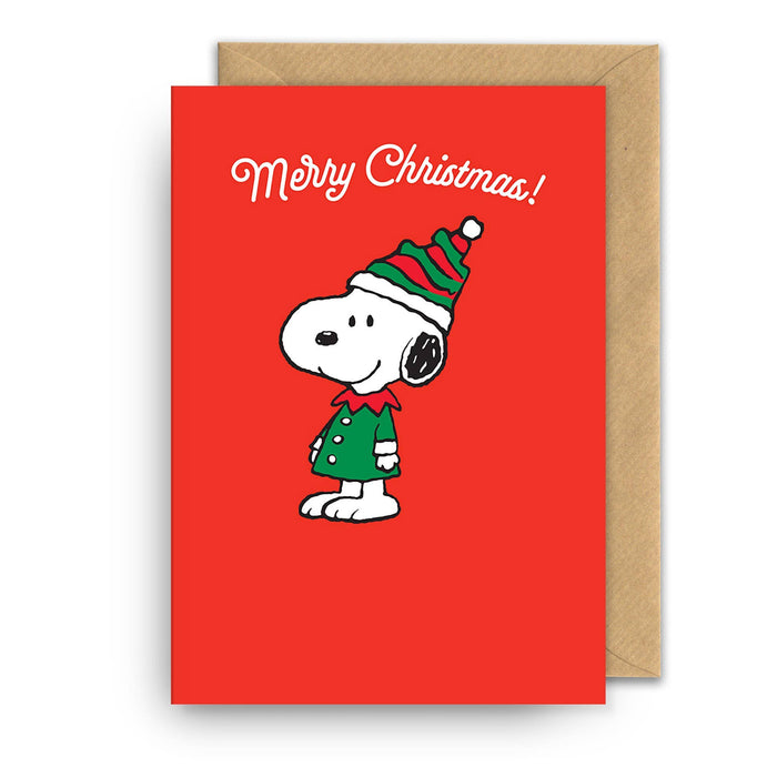 Peanuts | Weihnachtskarte - Frohe Weihnachten Elf