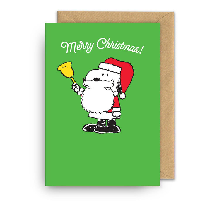 Peanuts | Weihnachtskarte - Frohe Weihnachten, Santa