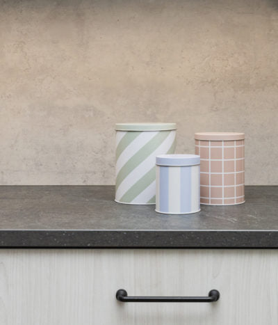 Muurla | Dosenset Stripes grün