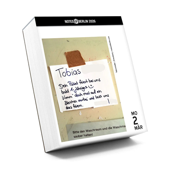 Notes of Berlin 2026