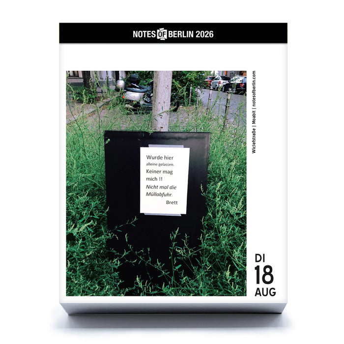 Notes of Berlin 2026