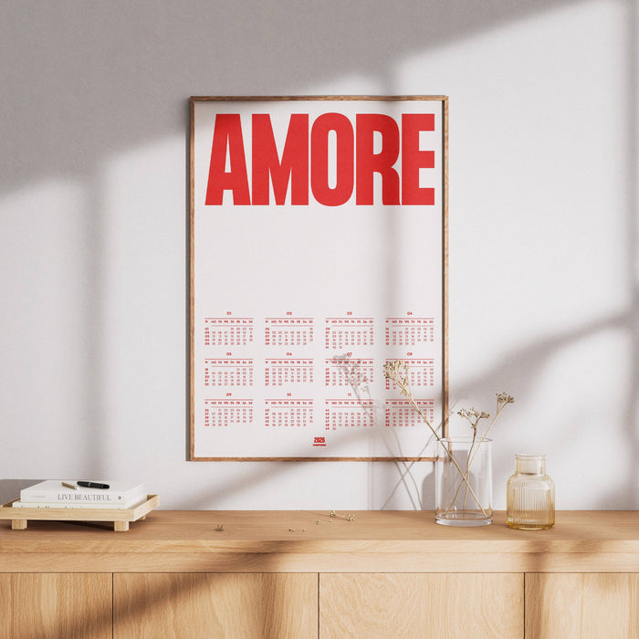 Poster-Kalender 2026 – AMORE (DIN A2)