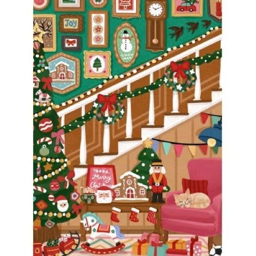 Pieces & Peace | Mini-Puzzle - Weihnachtstreppe