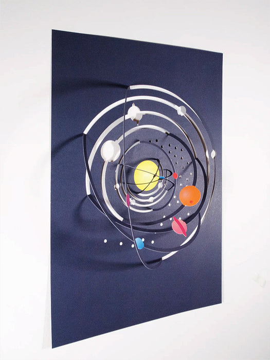 Poster 3D Sonnensystem