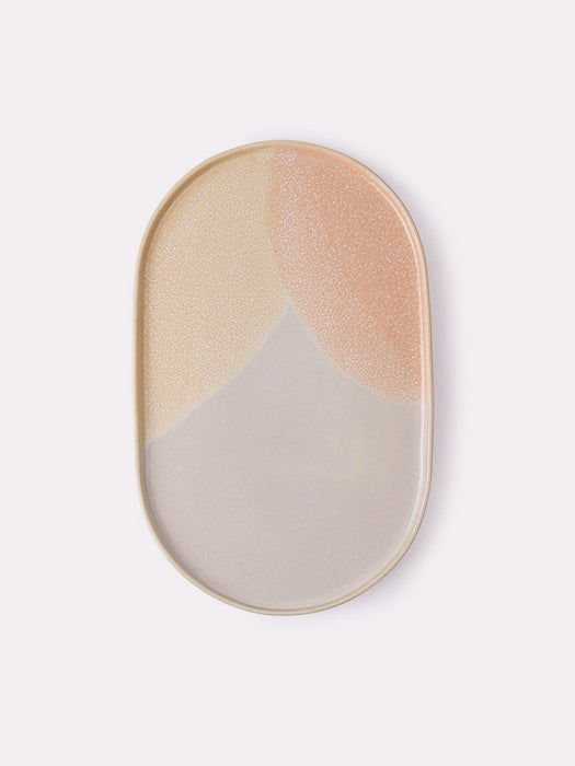 HKLiving Gallery Side Plate oval- pink/nude